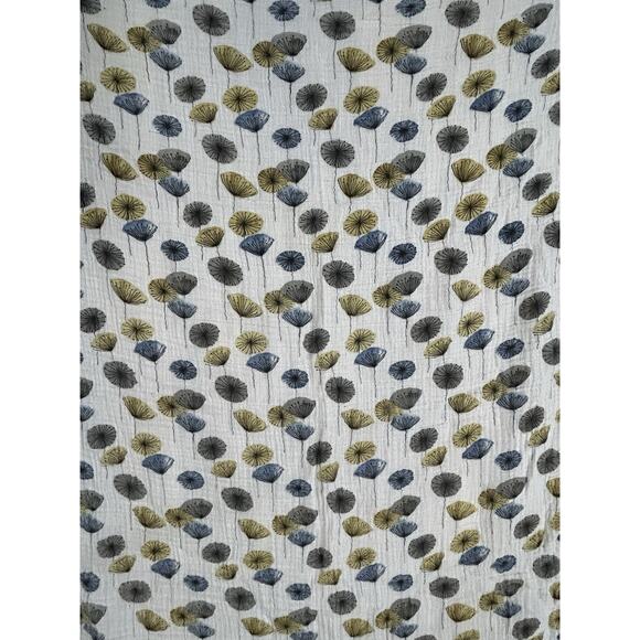 Little Unicorn Boss Baby Muslin Swaddle Blanket Blue Yellow Flowers Dreamworks - Picture 4 of 4